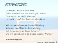 Gedicht - Liebes Wunder