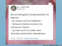 Zungenbrecher f�r M�nner