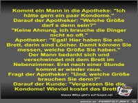 Kommt ein Mann in die Apotheke