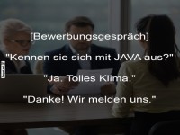 Lustiges Missverstndnis im Bewerbungsgesprch