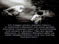 Ein weiser Rat fr eine erfolgreiche Karriere