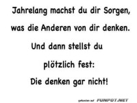 Was, wenn sie gar nicht denken?