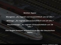 Der Regenfahrplan der Deutschen Bahn