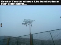 Fliegender Einkaufswagen voll im Trend!