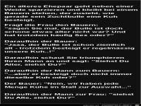 fragt die Frau den Bauern 