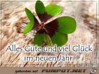 Viel Glück im neuen Jahr