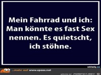 Mein Fahrrad und ich