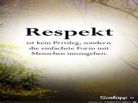 respekt ist kein Privileg