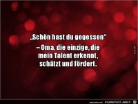 Oma die einzige