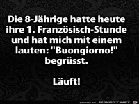 Der Sprachkurs läuft