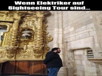 Elektriker trifft Kunst auf Sightseeing-Tour