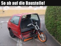 Wenn Autos zu Fahrrdern werden!