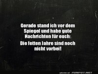 Spiegel-Spa�: Gute Nachrichten f�r alle!