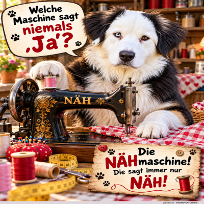 N&auml;hender-Hund-mit-Wortwitz.png von huloh