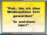 Bin ueber Weihnachten fett geworden