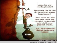 lasse los und werde gluecklich