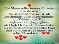 ein Mann sollte immer f�r seine Frau da sein.....