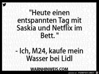 Heute entspannten Tag gehabt