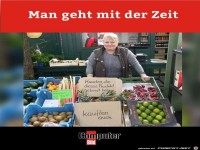 Man geht mit der Zeit