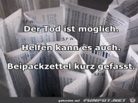 Der Tod ist m�glich