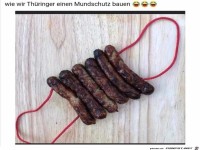 Mundschutz in Thringen