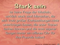 Stark sein ist keine Frage der Muskeln