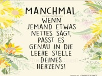 Manchmal