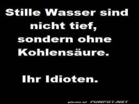 Stille Wasser und ihre wahre Bedeutung