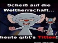 Kreativer Cartoon-Spruch mit bekannten M�usen