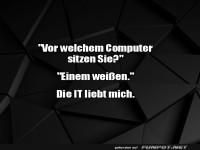 Lustiger IT-Spruch über Computerfarben