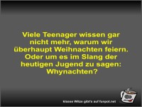 Viele Teenager wissen gar nicht mehr