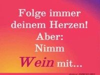 Herz gefolgt, Wein eingepackt!