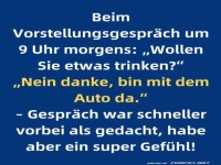 Trinkfeste Vorstellungsgespr�che!