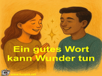 Ein gutes Wort kann Wunder tun