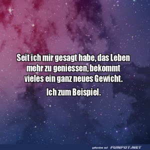 Gewichtiger-Lebensgenuss.jpg von Traumfrau