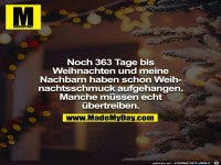 Noch 365 Tage bis Weihnachten