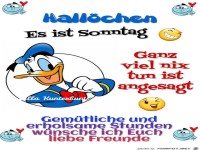 Halloechen Es ist Sonntag