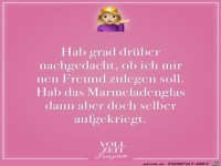 hab grad drueber nachgedacht