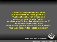 Zwei Ostfriesen treffen sich auf der Strae