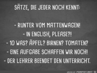 Diese S�tze kennt man noch