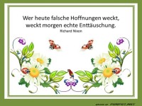 Wer heute falsche Hoffnungen
