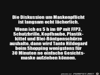 Maskenpflicht-Diskussion