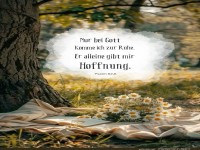 Nur bei Gott kommme ich zur Ruhe