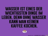Wasser ist wichtig