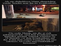 als ein obdachloser Mann ohnmchtig wurde,......