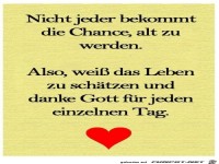 nicht jeder bekommt die chance
