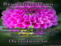 Respektiere...