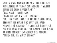 Zwei M�nner und der Apfelkern-Witz