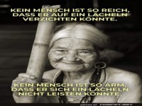 Ein Lcheln: Luxus fr alle!