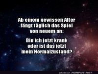 Das t�gliche Spiel des �lterwerdens
